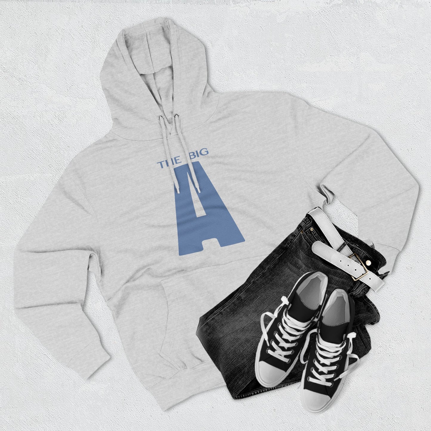 Mt. Agamenticus Ski Hoodie — 'The Big A' Retro Ski Area Pullover