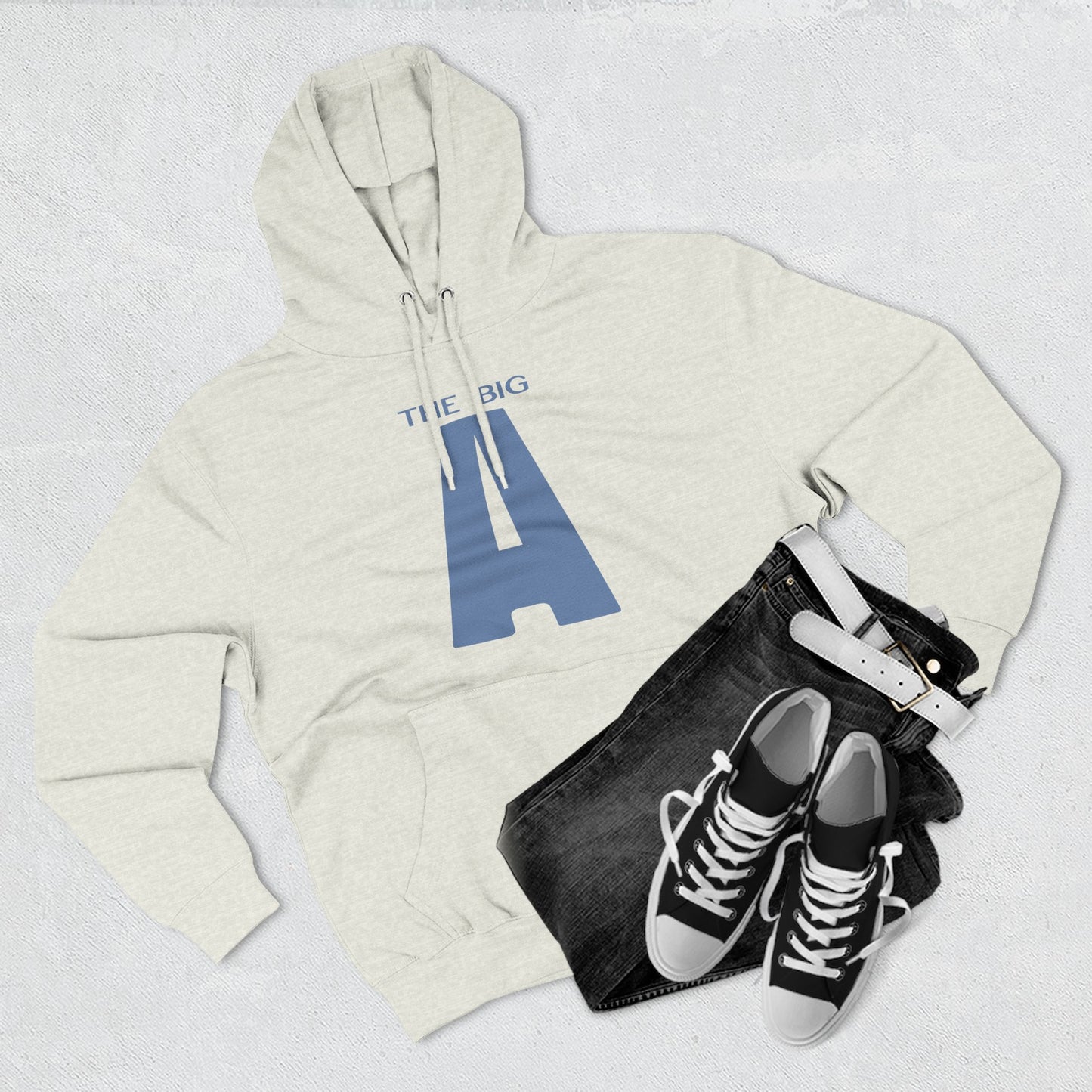Mt. Agamenticus Ski Hoodie — 'The Big A' Retro Ski Area Pullover