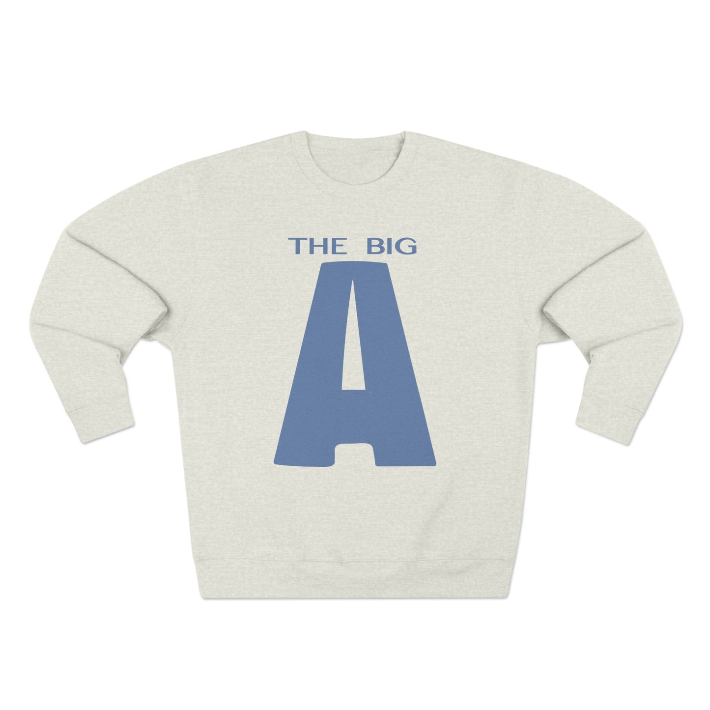 Mt. Agamenticus 'The Big A' Ski Crewneck Sweatshirt — Vintage 1970s Ski Poster Design