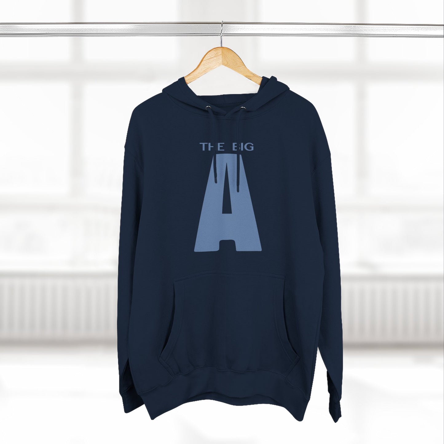 Mt. Agamenticus Ski Hoodie — 'The Big A' Retro Ski Area Pullover