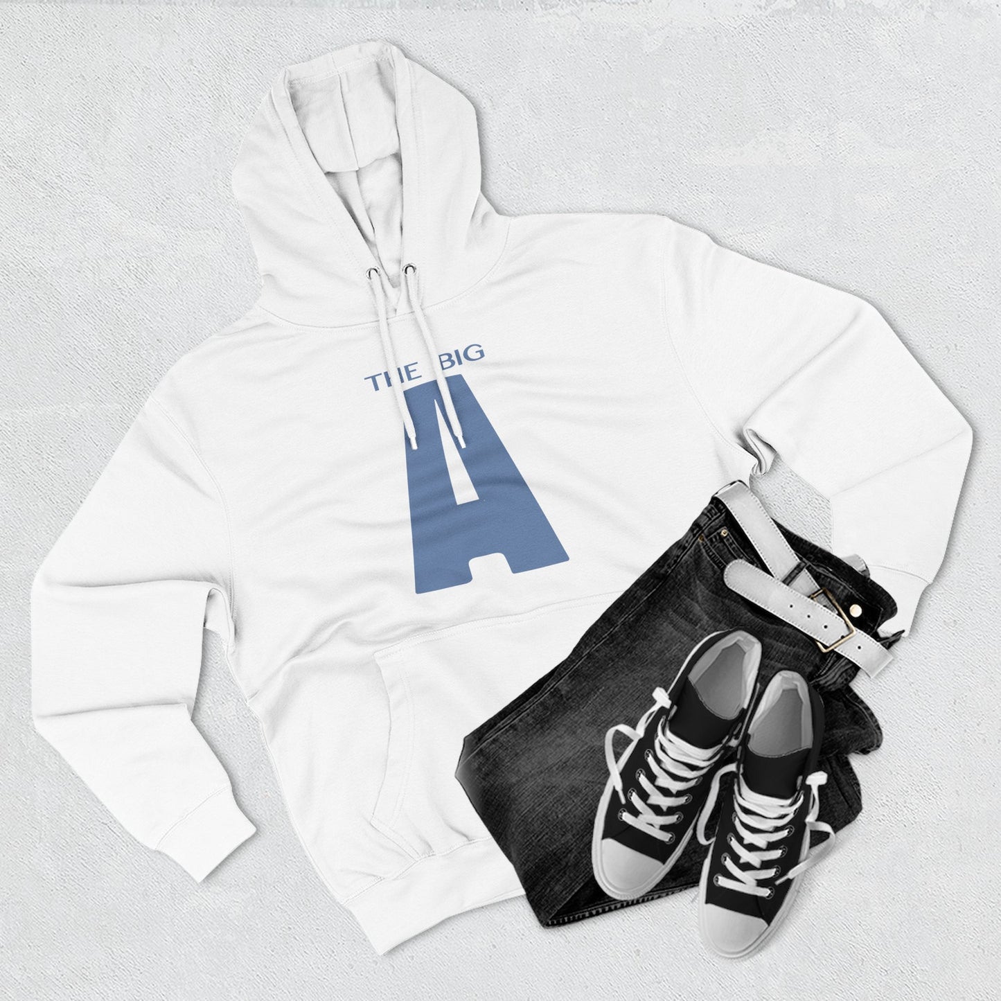 Mt. Agamenticus Ski Hoodie — 'The Big A' Retro Ski Area Pullover