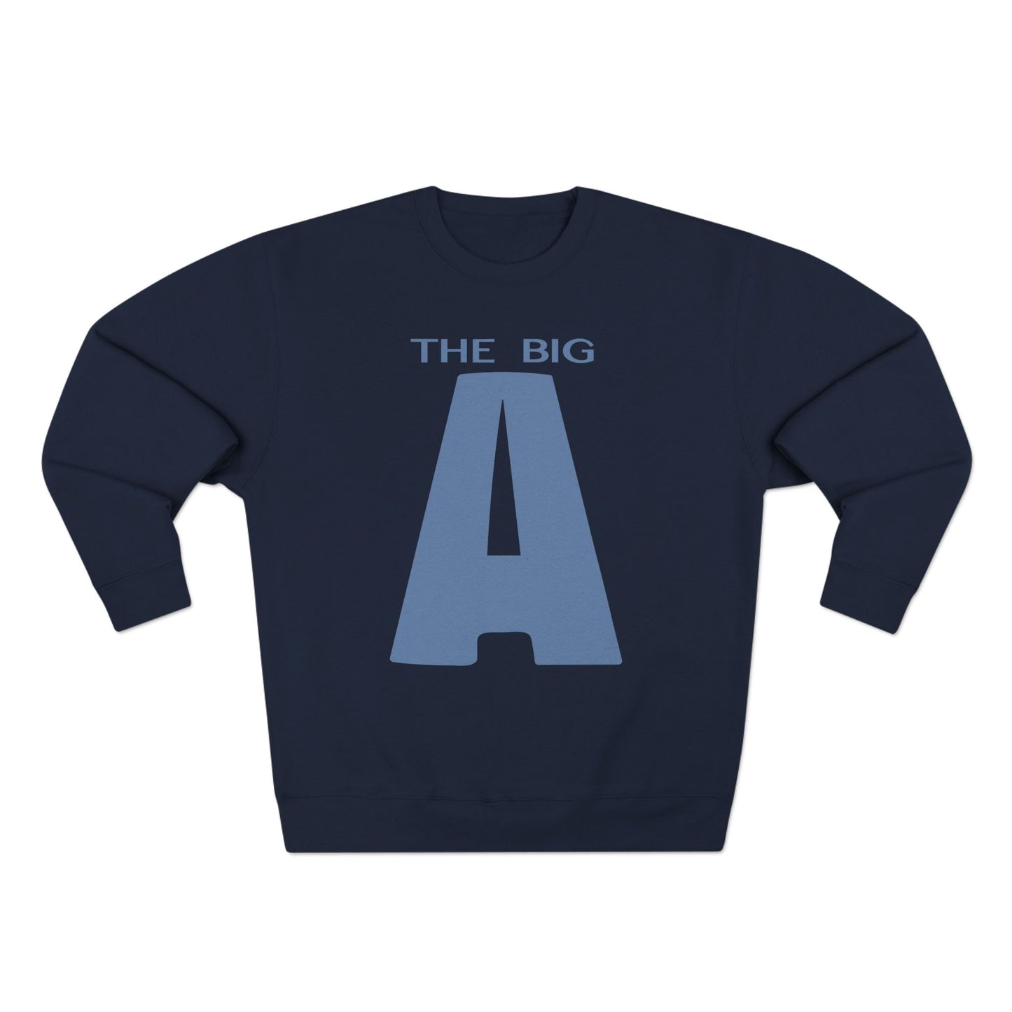 Mt. Agamenticus 'The Big A' Ski Crewneck Sweatshirt — Vintage 1970s Ski Poster Design