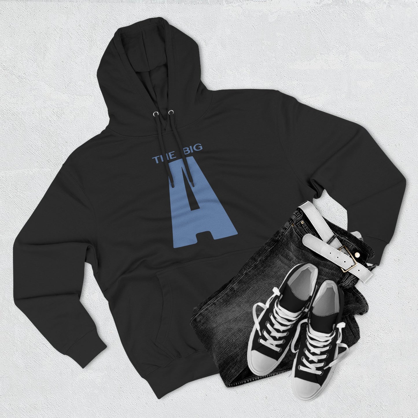 Mt. Agamenticus Ski Hoodie — 'The Big A' Retro Ski Area Pullover