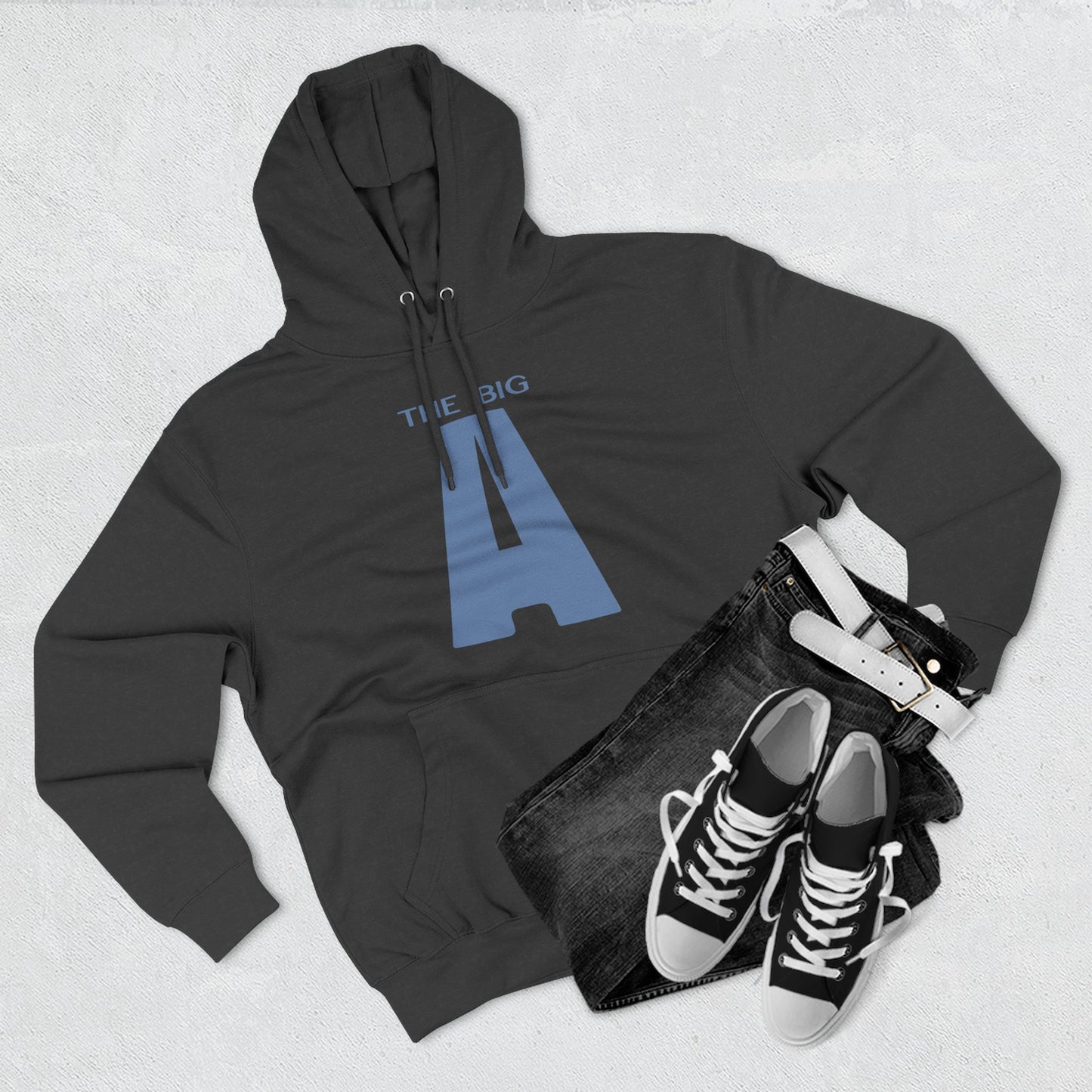 Mt. Agamenticus Ski Hoodie — 'The Big A' Retro Ski Area Pullover