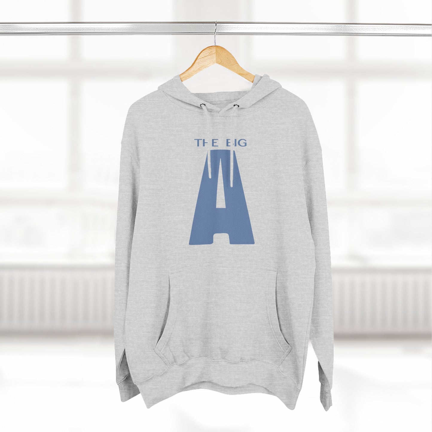 Mt. Agamenticus Ski Hoodie — 'The Big A' Retro Ski Area Pullover