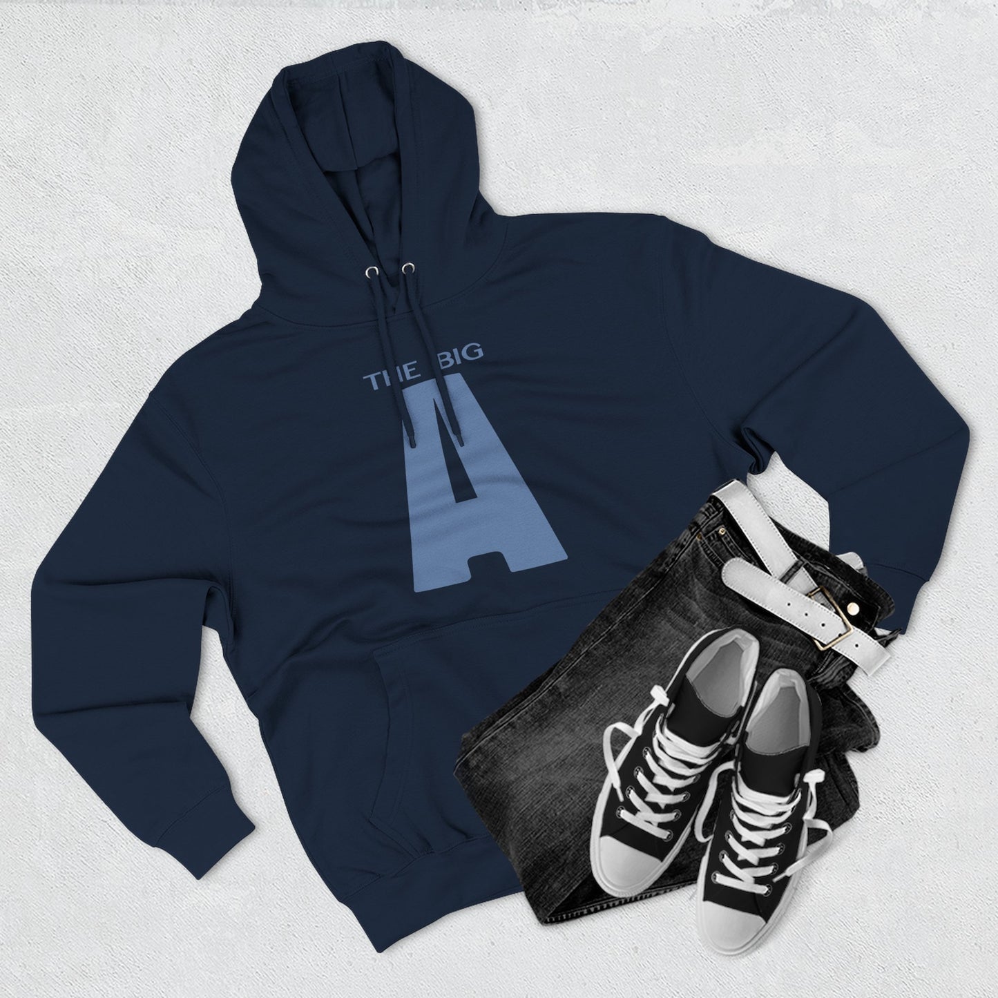Mt. Agamenticus Ski Hoodie — 'The Big A' Retro Ski Area Pullover